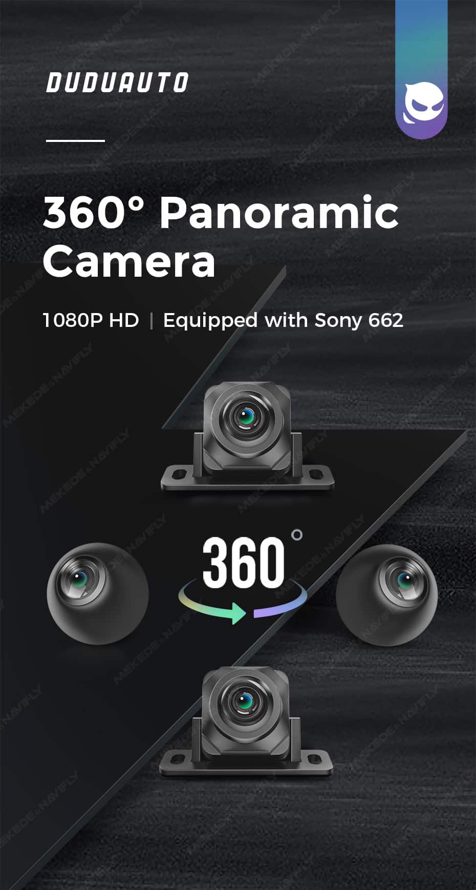 Kit Caméra 360° DuduAUTO Sony IMX662 Full HD - Image 2