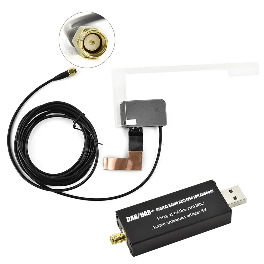 Antenne DAB+ MEKEDE — Kit USB pour écrans DuduAUTO