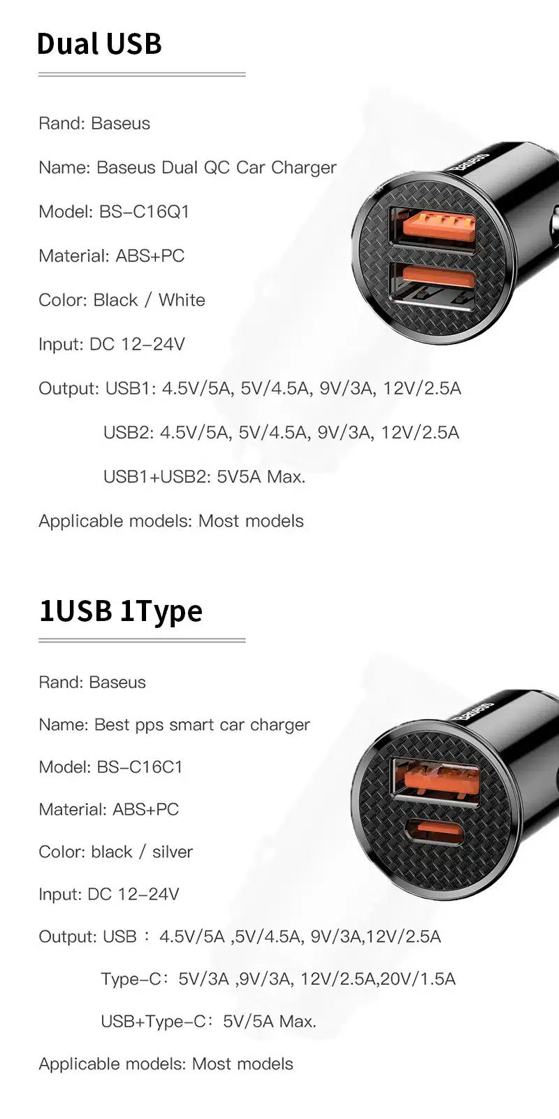 Chargeur rapide Baseus 30W - Image 7