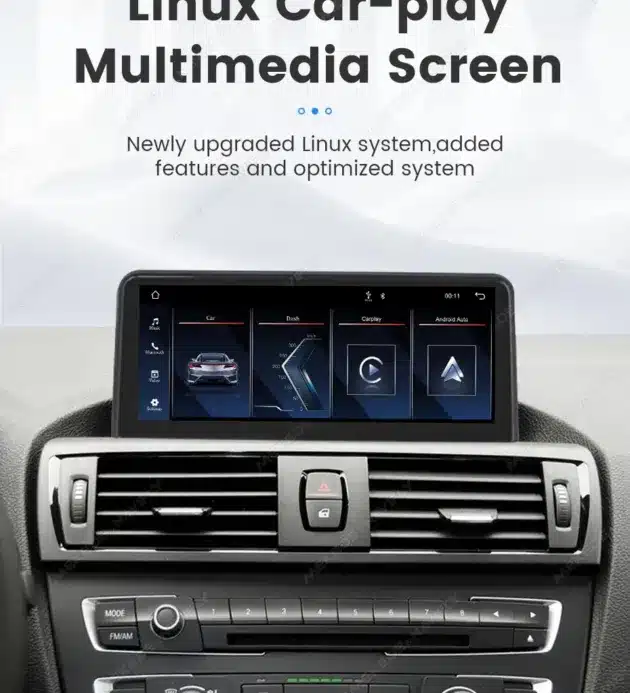 Ecran CarPlay pour BMW Série 1, 2, 3, 4, 5 - modèles F