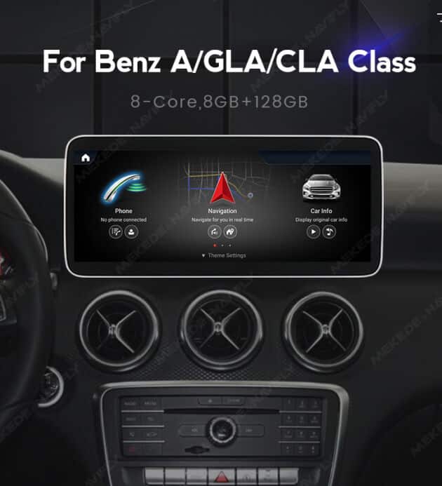Ecran CarPlay pour Mercedes Classe A, GLA, CLA