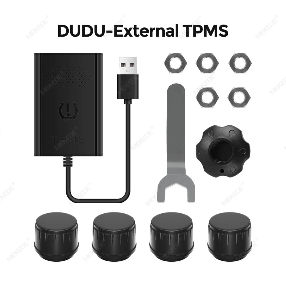 Kit TPMS MEKEDE — Capteurs de pression pneus pour écrans DuduAUTO - Image 2