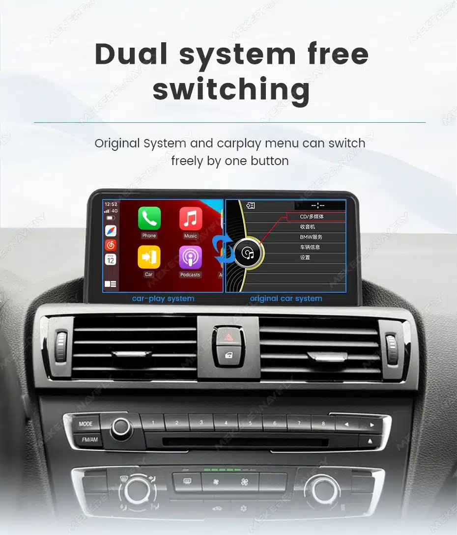 Ecran CarPlay pour BMW Série 1, 2, 3, 4, 5 - modèles F - Image 2