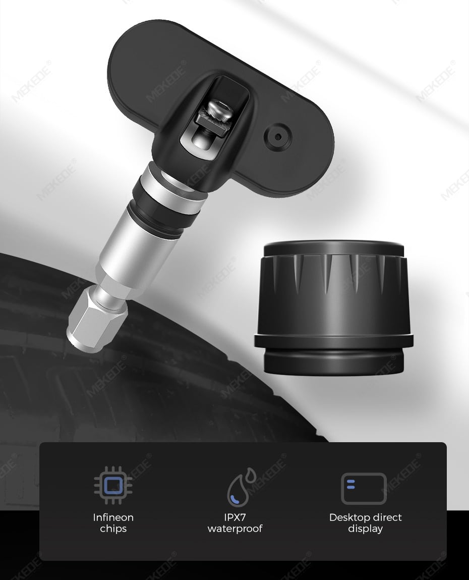 Kit TPMS MEKEDE — Capteurs de pression pneus pour écrans DuduAUTO - Image 3