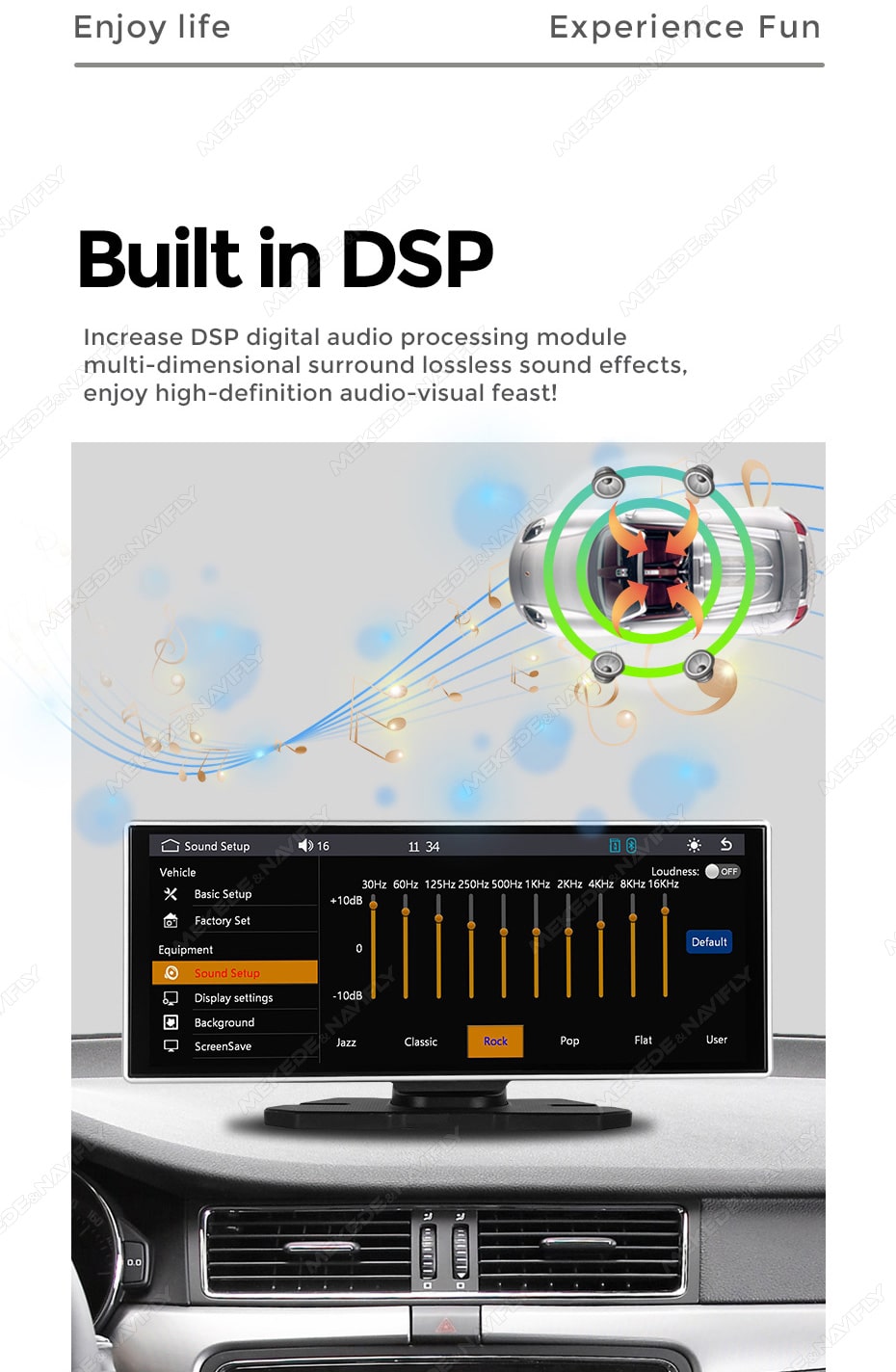 Ecran CarPlay amovible MEKEDE - Image 3