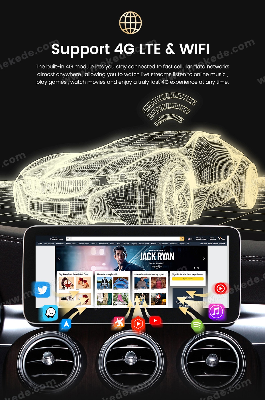 Ecran Android reconditionné pour Mercedes Classe A / CLA / GLA sous NTG 5 - Image 5