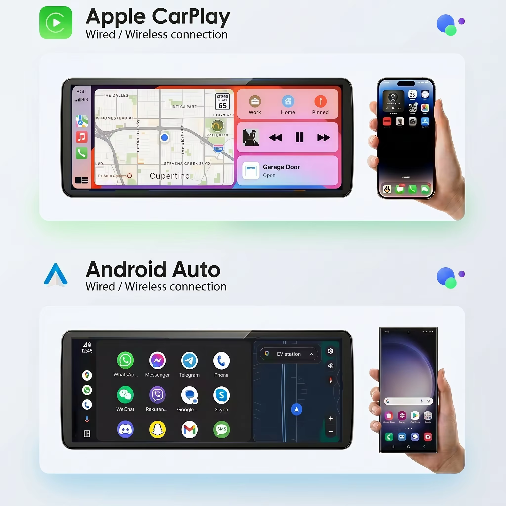 Ecran Linux CarPlay pour Mercedes Classe A, CLA, GLA - Image 3