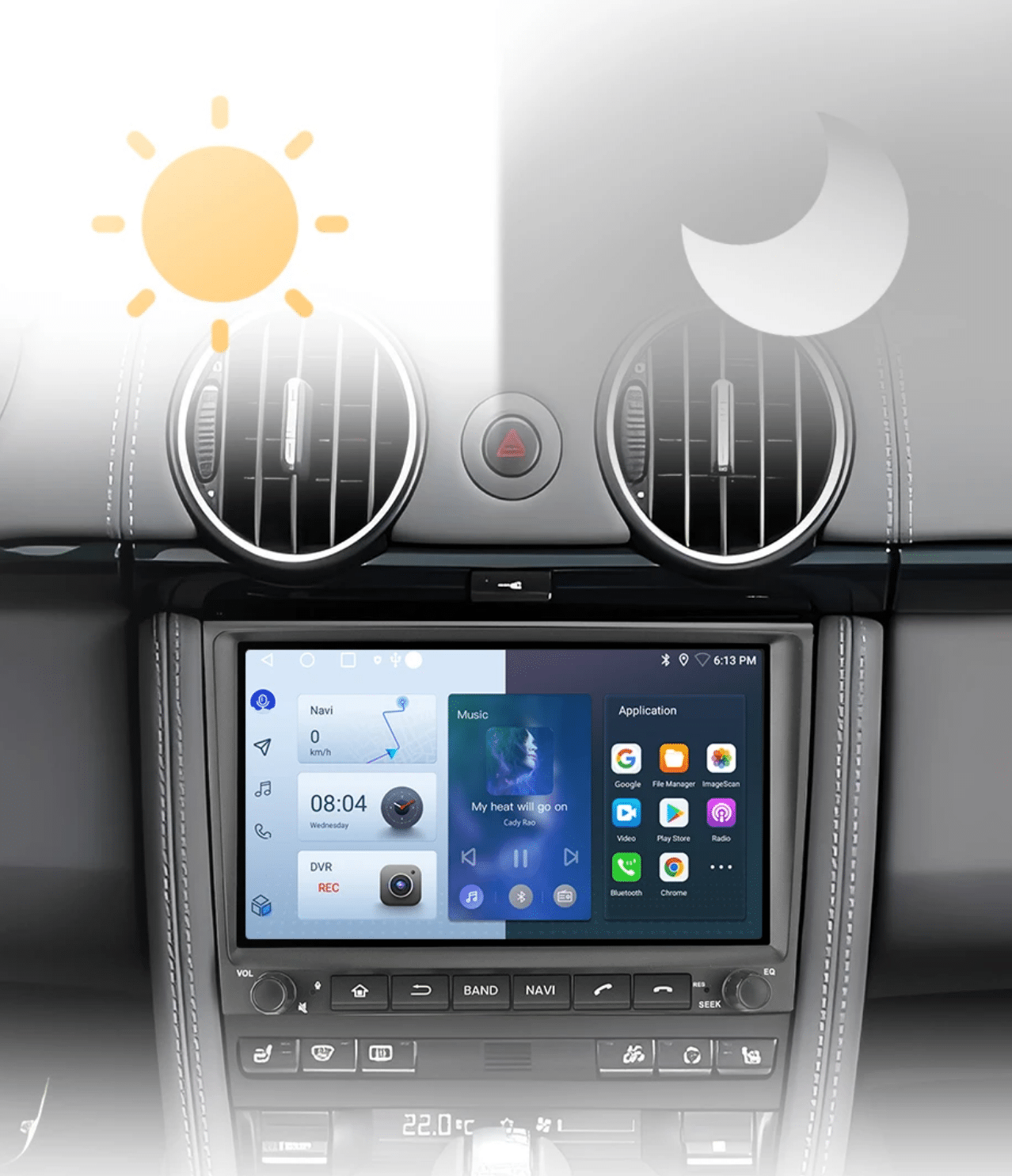Autoradio pour Porsche avec systèmes CDR-24, CDR-30 et PCM-2