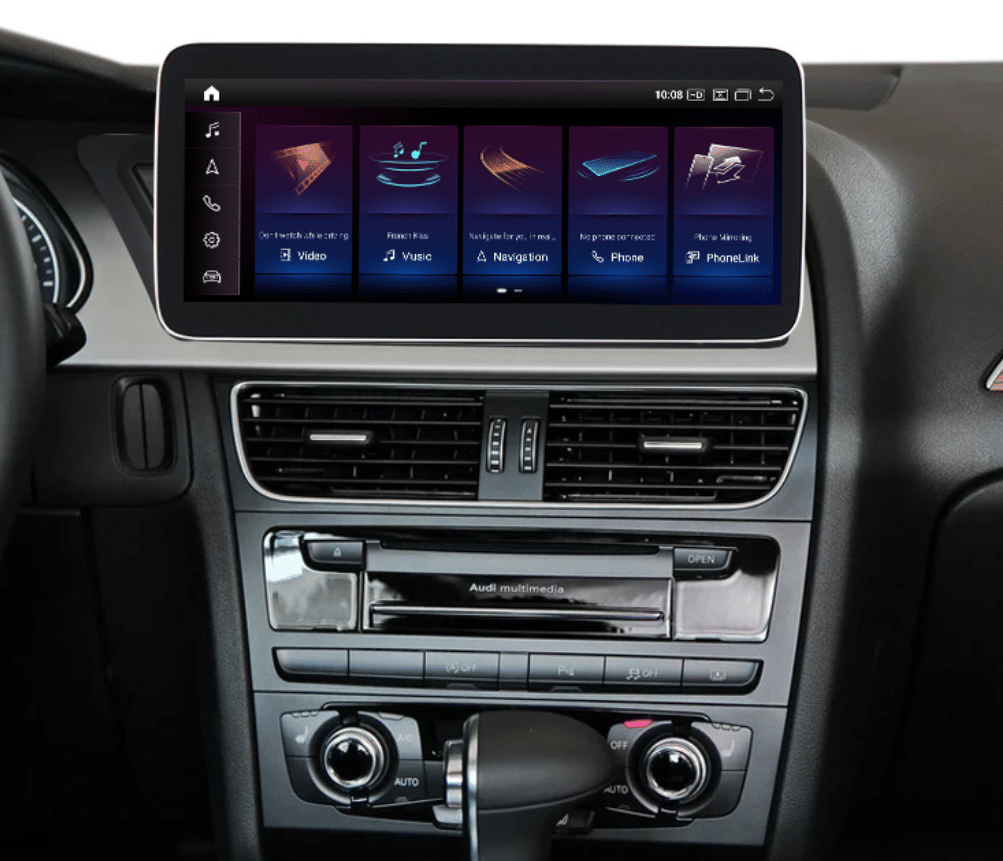 Ecran CarPlay monté sur tableau de bord pour Audi A4 B8 et A5 - Image 3