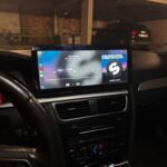 Ecran CarPlay monté sur tableau de bord pour Audi A4 B8 et A5